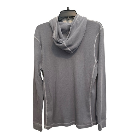 TREASURE & Bond gray thermal lightweight hoodie - Picture 3 of 11